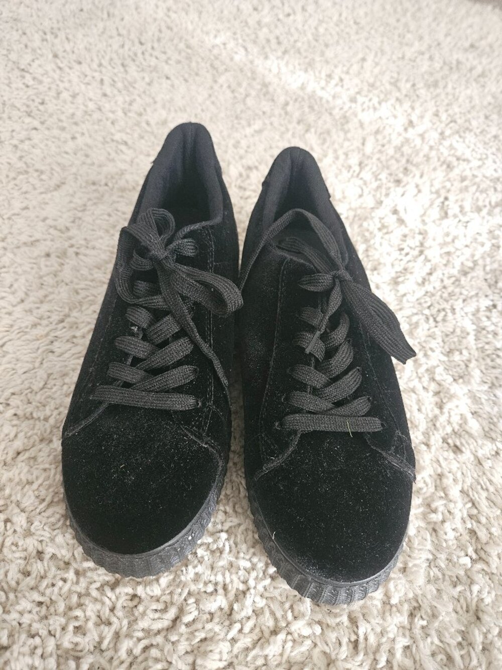 Velvet Black shoes